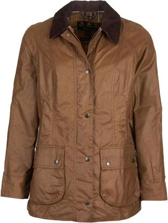 Barbour Dames, Jassen, Bruin, Maat: S Katoen