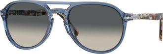Persol PO3235S 120271 Mens Sunglasses Blue Size 55