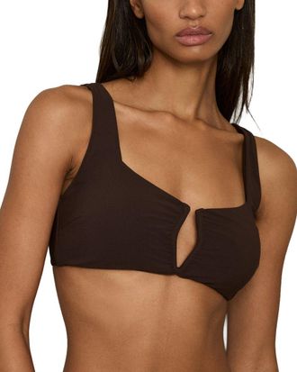 Reiss Alba Wide Strap V Front Bikini Top