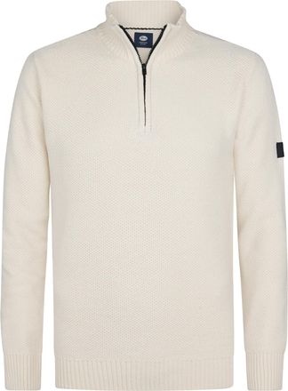 Petrol Industries Heren Half-Zip Trui Ashland - Geel