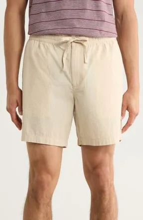 14th & Union Cotton Seersucker Shorts in Grey Moonbeam at Nordstrom Rack, Size Xx-Large