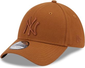 New Era New York Yankees MLB League Essential Tonal Brown 39Thirty Stretch Cap - S-M (6 3/8-7 1/4)
