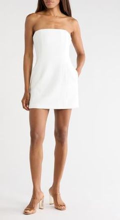 A.L.C. Elsie Strapless Minidress in White at Nordstrom Rack, Size 14