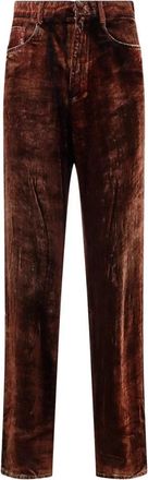 Pierre-Louis Mascia Kandox Broeken - Dames - Straight fit broeken - Bruin - XS - Denim - Broeken