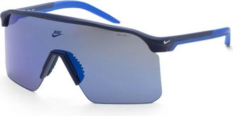 Nike Mens 61 mm Blue Sunglasses