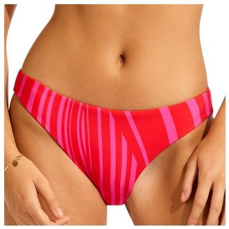 Seafolly Coastline Reversible Hipster Pant Bikini-Bottom f&uuml;r Damen | orange
