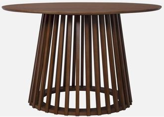 Sweeek Mesa de comedor efecto madera de 4 plazas