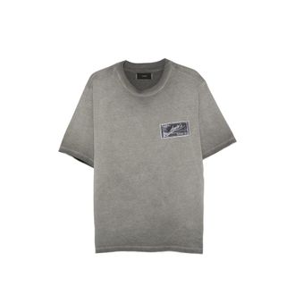 Amiri Faded Logo-patch Cotton T-shirt
