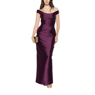 Solace London Kleedjes, Dames, Paars, XS, Satijn, Solace London Jurken Violet