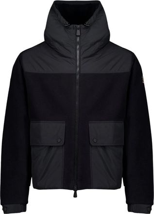 Moncler Cardigan con zip in Polartec - - Sport - Uomo - Nero - L