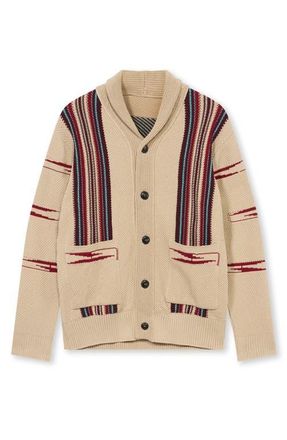 Fortela Henryc Navajo Cotton Cardigan at Nordstrom, Size Medium Eu