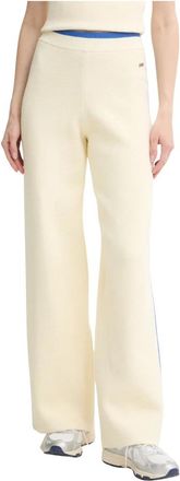 P.E Nation Odyssey Knit Pant - Dames - Wijde Broeken - Beige - M - Katoen - Broeken