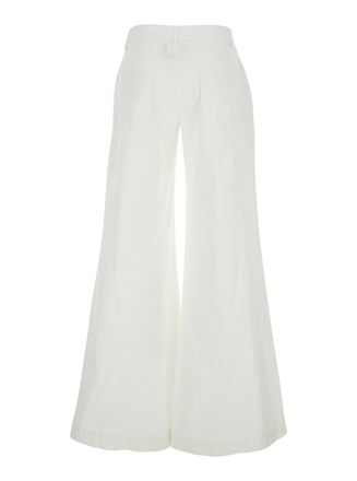Merci Cotton Trousers - White