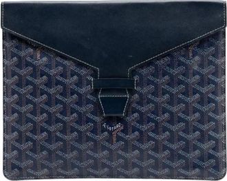 Goyard Pre-owned Clutches, female, Blue, Size: ONE SIZE Pre-owned Camondo II Clutch