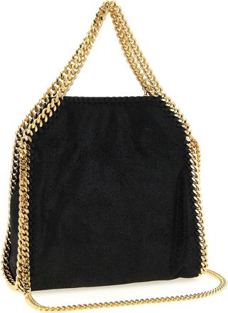 Stella McCartney Womens Falabella Shoulder Bag Black Polyester