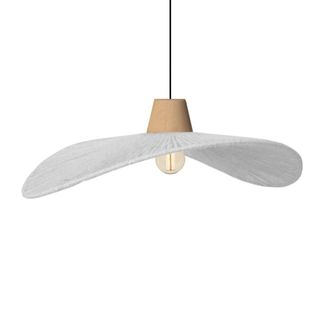 Tosel Suspensi&oacute;n metal Alt.90cm natural ;Pantalla: blanco