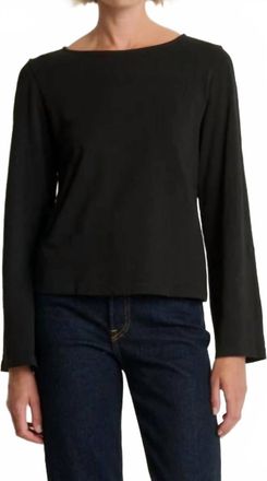 Nation Ltd Tavin Tie Back Top In Black