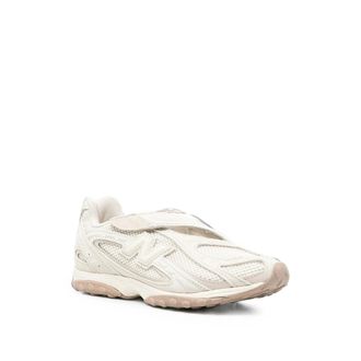 New Balance Mesh and Rubber Low-Top Sneakers - Beige
