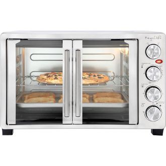 MegaChef 31.7 Quart French Door Multi-Function Electric Toaster Oven in Grey at Nordstrom