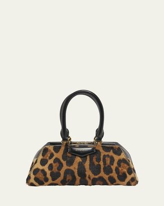 Givenchy Antigona East-West Mini Calf Hair Top-Handle Bag