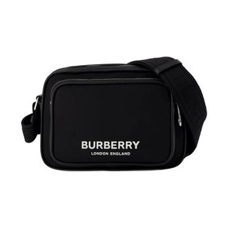 Burberry Heren, Tassen, Zwart, Maat: ONE Size Leer