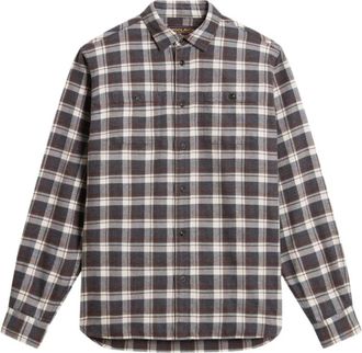 Woolrich Wosi 2036Mr Ut 5436 10053 - Heren - Casual Overhemden - Bruin - XL - Overhemden