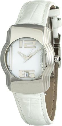 Chronotech Womens Ct7279m06ac White Leather Watch - One Size