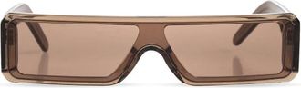 Rick Owens Gethshades Zonnebril - unisex - Zonnebrillen - Bruin - ONE Size - Nylon - Accessoires