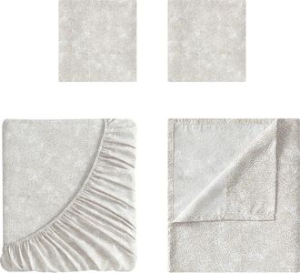 Elie Tahari Seward Four-Piece Queen Sheet Set in Feather Gray (Taupe) at Nordstrom Rack