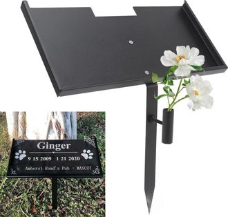 OEM L&aacute;pida, Placa Conmemorativa De Hierro, Fecha, Soporte Para Fotos Y Mascotas, Art&iacute;culos Conmemorativos Y De Entierro Para Perros, Soportes Para Placas 