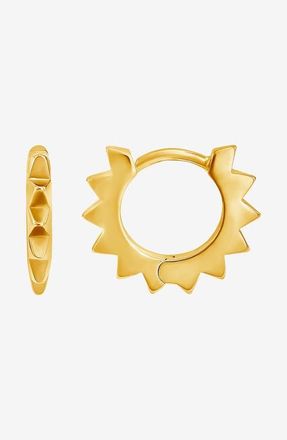 Dower & Hall Star Huggie Hoops in Yellow Gold Vermeil at Nordstrom
