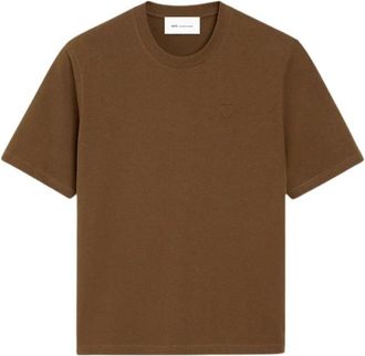 Ami Ami de Coeur T-shirt - Heren - T-shirts - Bruin - XL - Katoen - Tops