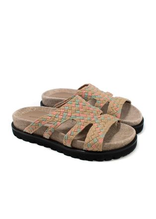 Alberta Ferretti Woven Beige Sandals Size 36