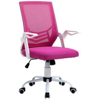 Vinsetto Silla de oficina 62.5x55x104 cm rosa