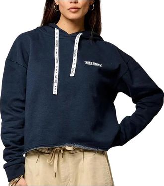 Kaporal Hoodie - Dames - Hoodies - Blauw - XS - Katoen - Hoodies & sweatvesten