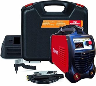 Trade Shop Trade Shop - Saldatrice Inverter Ad Elettrodo 250 Ampere Con Accessori E Display Amperaggio