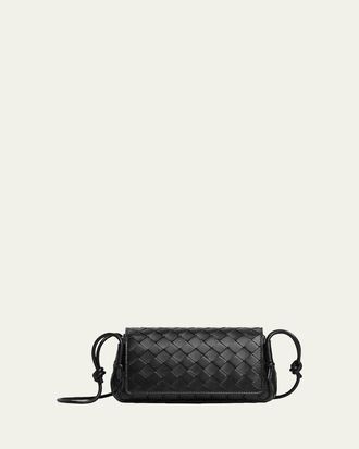 Bottega Veneta Notturno Nappa Leather Shoulder Bag