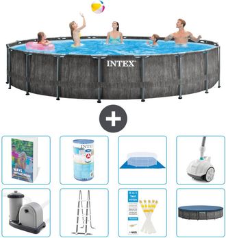 Intex Piscina Prism Frame Redonda - 549x122 Cm - 9-piezas S549