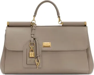 Dolce & Gabbana Bolso de Mano Mediano My Sicily - Bags - Mujer - Beige - ONE SIZE