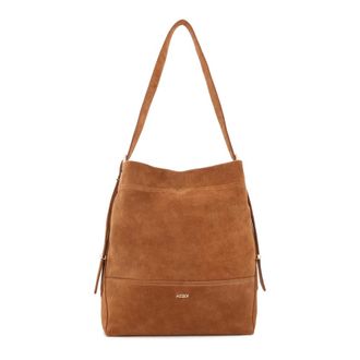 Kazar Tassen, Dames, Bruin, ONE Size, Su&egrave;de, Grote emmer tas
