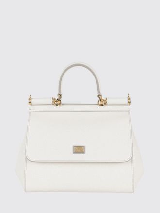 Dolce & Gabbana Borsa a mano Sicily media in pelle di vitello Dauphine Dolce & Gabbana