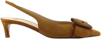 Roberto Festa Milano Vega Slingback - Dames - Pumps - Bruin - 36 EU - Leer - Schoenen