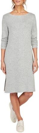 Matty M Boat Neck Long Sleeve Midi Dress in Heather Grey at Nordstrom Rack, Size X-Small