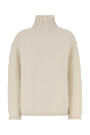 Bottega Veneta White Cashmere Sweater