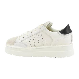 Panchic Schoenen, Dames, Wit, 36 EU, Leer, Sneakers