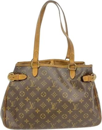 Louis Vuitton Pre-owned Tote Bags, female, Brown, Size: ONE SIZE Pre-owned Batignolles Horizontal Tote