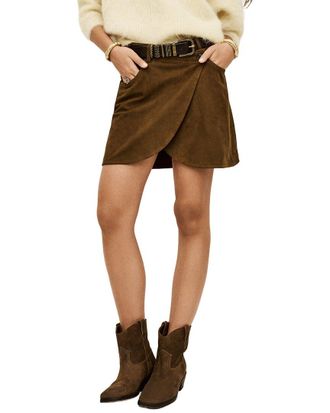 BA&SH Mangela Suede Skirt