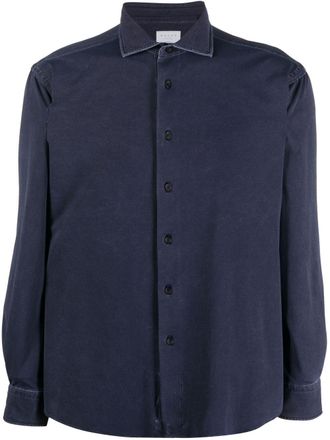 Xacus Camicia con maniche lunghe - Blu