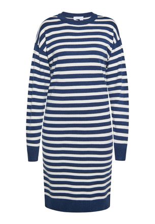 Usha Jurk Dames marine wit