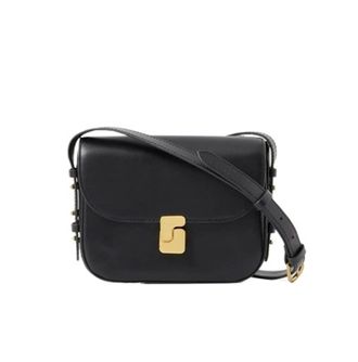 Generic Compatible For A Ladys Crossbody Small Square Bag, A Commuter-sized Shoulder(Black)